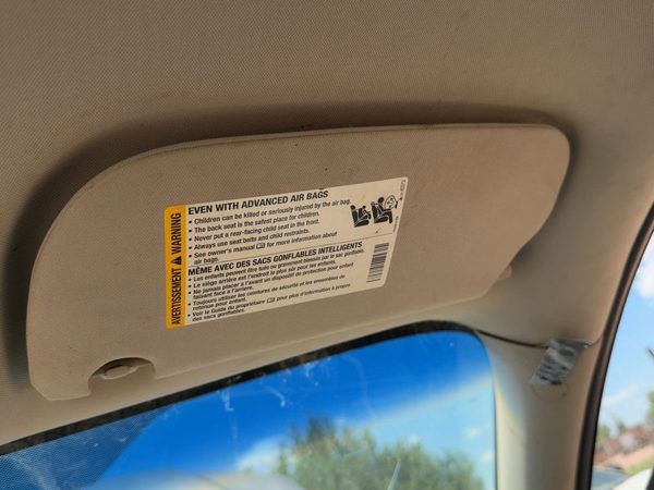 2005-2010 Chevy Cobalt Passenger Right Sun Visor Oem Coupe Gray 14B 20868637 — photo 2