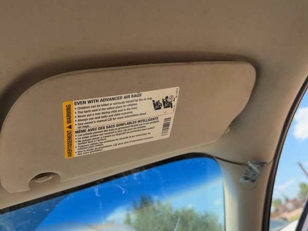 2005-2010 Chevy Cobalt Passenger Right Sun Visor Oem Coupe Gray 14B 20868637 — photo 5