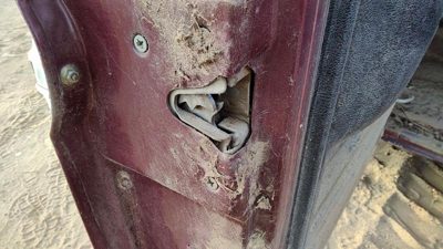 1975-1979 Ford F150 Driver Left Front Door Latch With Rods/Cables Oem