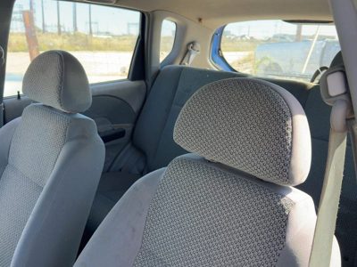 04-05 Aveo Pair Front Headrests Left Right Set Seat Without Deluxe Trim Gray 82C