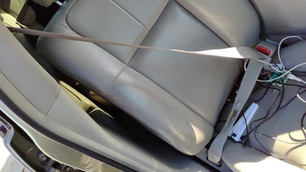 05-09 Cadillac Sts Passenger Right Front Seat Belt Retractor Shoulder Gray 132 — photo 2