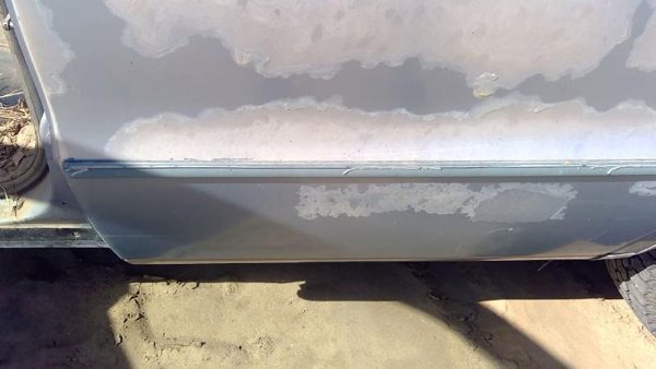 91-92 Chevy Caprice Driver Left Rear Moulding From Door Oem Back Trim Strip Blue — photo 6