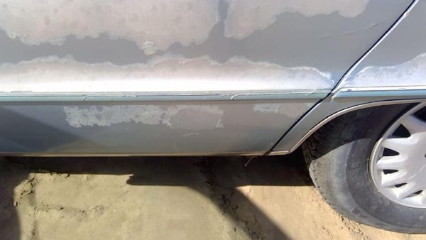 91-92 Chevy Caprice Driver Left Rear Moulding From Door Oem Back Trim Strip Blue — photo 2