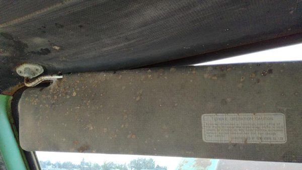 77-82 Ford Courier Driver Left Sun Visor Oem — photo 5
