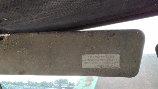 77-82 Ford Courier Driver Left Sun Visor Oem — photo 4