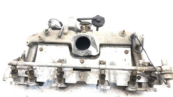 87-90 Jeep Cherokee Intake With Fuel Rail With Injectors Set Loaded Oem 4.0L Xj — photo 9