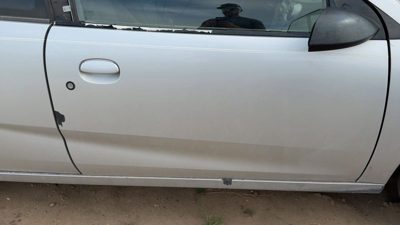 2007 Saturn Ion Front Door RH Silver 13U