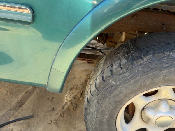97-04 Ford F150 Driver Left Rear Wheel Flare Moulding Oem Back Pacific Green Ps — photo 2
