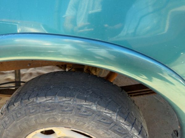 97-04 Ford F150 Driver Left Rear Wheel Flare Moulding Oem Back Pacific Green Ps — photo 6