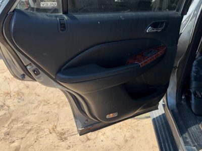 2001-2003 Acura Mdx Driver Left Rear Door Trim Panel With Switches Back Black D