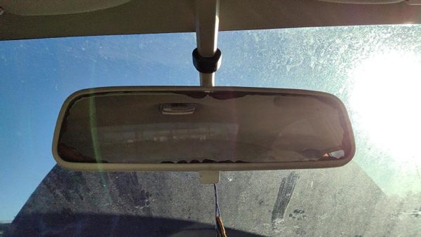 1994-1997 Ford Aspire Inside Rear View Mirror Oem Windshield Mounted — photo 4