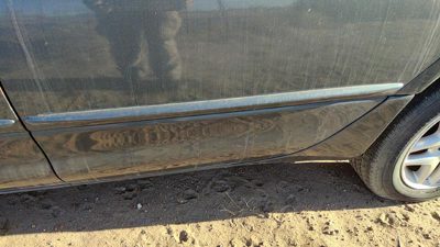 98-04 Intrepid Driver Left Rear Moulding From Door Back Trim Steel Blue Pbq