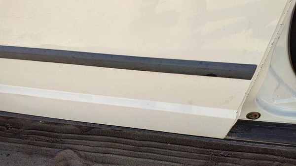 2008 Dodge Grand Caravan Passenger Right Rear Moulding From Door Back Trim Strip — photo 2
