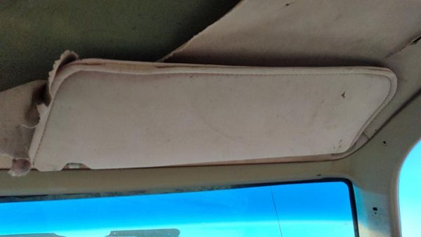 1987-1991 Ford F150 Passenger Right Sun Visor Oem Brown — photo 1