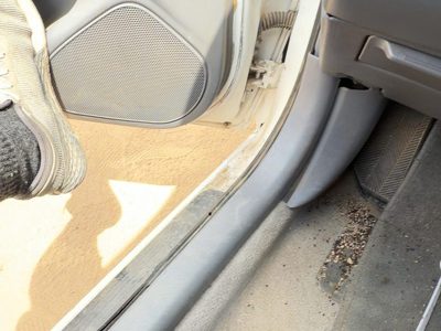 1997-2001 Toyota Camry Driver Left Lower Kick Trim Panel Oem Gray Fb19