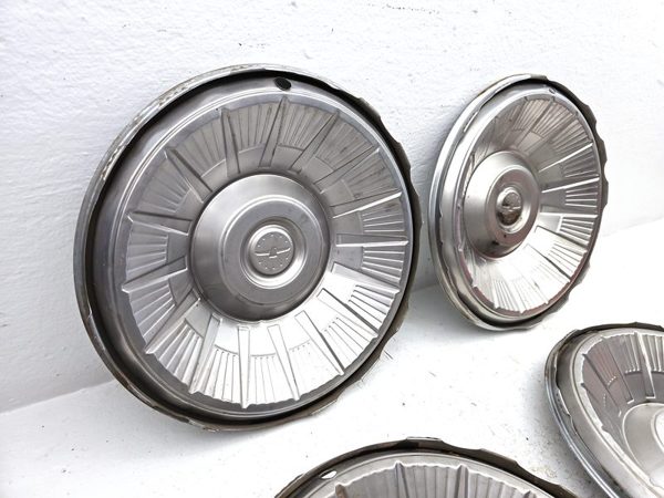 1964 Ford Thunderbird Coupe Set Of 4 Hub Caps Wheel Covers 15 Inch Chrome Oem — photo 7
