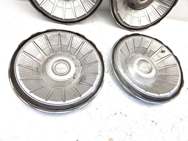 1964 Ford Thunderbird Coupe Set Of 4 Hub Caps Wheel Covers 15 Inch Chrome Oem — photo 8