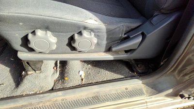 01-04 Nissan Xterra Driver Left Side Seat Trim Panel Oem Gray K
