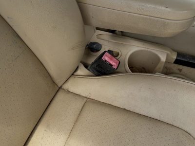 05-10 Beetle Convertible Passenger Right Front Seat Belt Buckle Receiver Oem Tan