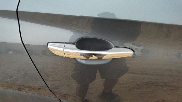 2016-2021 Hyundai Tucson Passenger Right Rear Outside Door Handle Oem Back — photo 1