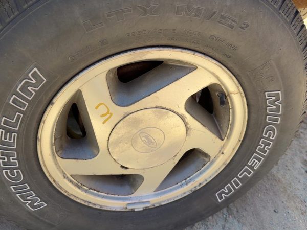 1991-1994 Ford Explorer 2 Dr 15" Aluminum Wheel Oem Factory 5 Hole Rim #3 — photo 4