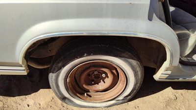 85 Grand Marquis Passenger Right Rear Chrome Trim Wheel Flare Moulding Back Gray