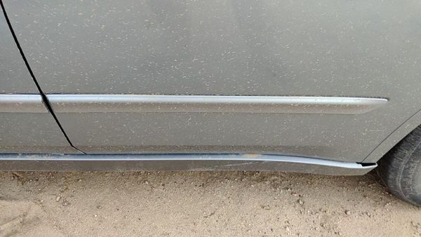 07-12 Nissan Altima Driver Left Rear Moulding From Door Back Trim Strip Gray W40 — photo 3