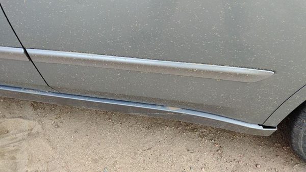 07-12 Nissan Altima Driver Left Rear Moulding From Door Back Trim Strip Gray W40 — photo 2
