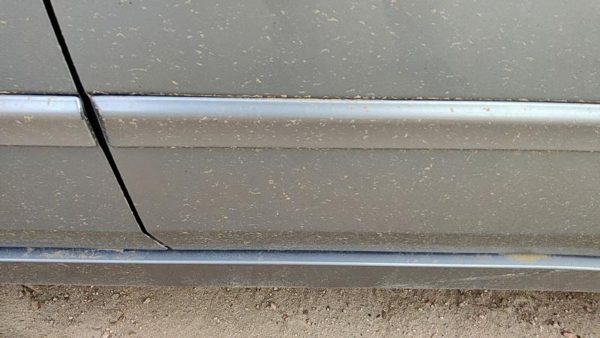 07-12 Nissan Altima Driver Left Rear Moulding From Door Back Trim Strip Gray W40 — photo 4