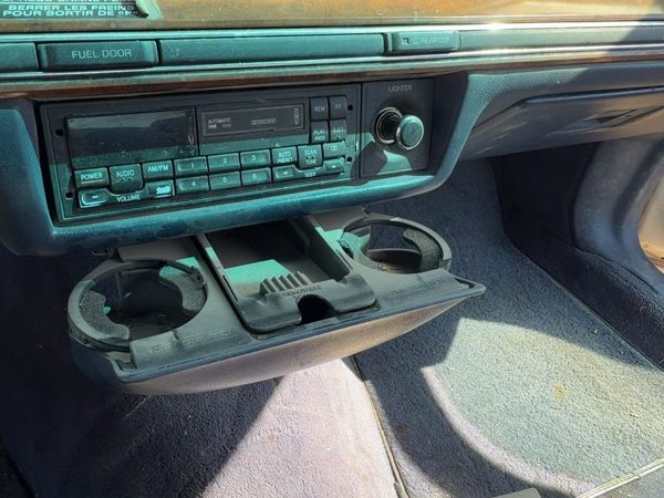 1994 Lincoln Town Car Slide Out Dash Mounted Cup Holder Assembly Oem Blue Dp — photo 1