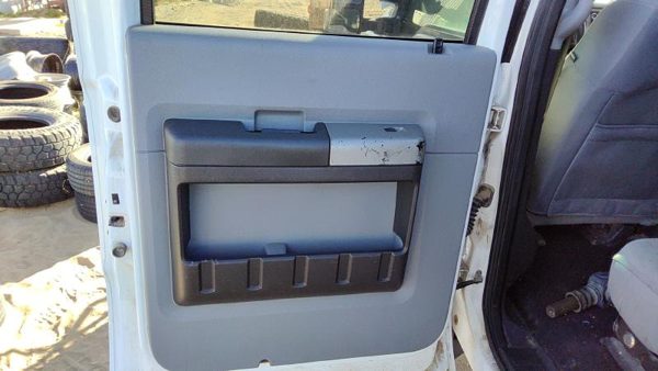 2011-2016 Ford F250 Driver Left Rear Door Trim Panel With Switches Back Gray 3S — photo 2