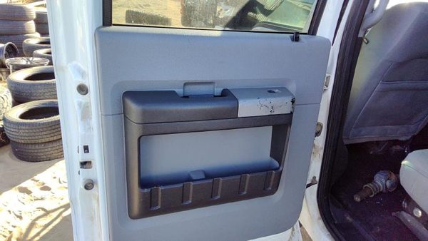 2011-2016 Ford F250 Driver Left Rear Door Trim Panel With Switches Back Gray 3S — photo 4