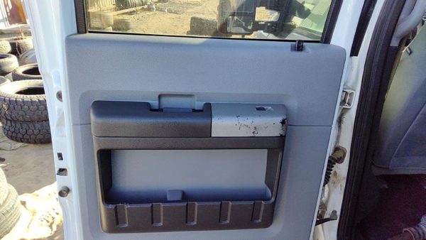 2011-2016 Ford F250 Driver Left Rear Door Trim Panel With Switches Back Gray 3S — photo 6
