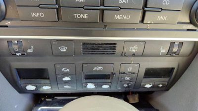 1999-2002 Audi A6 Temperature Control Module In Dash Heater Ac Head Unit Oem