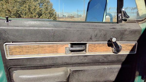 1976 Silverado C10 Driver Left Front Door Trim Panel Paed Black — photo 5