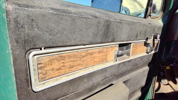 1976 Silverado C10 Driver Left Front Door Trim Panel Paed Black — photo 6