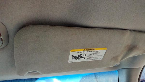 2004-2007 Jeep Liberty Passenger Right Sun Visor Oem Gray D5 5Kf90bd1ac — photo 2