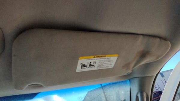2004-2007 Jeep Liberty Passenger Right Sun Visor Oem Gray D5 5Kf90bd1ac — photo 1