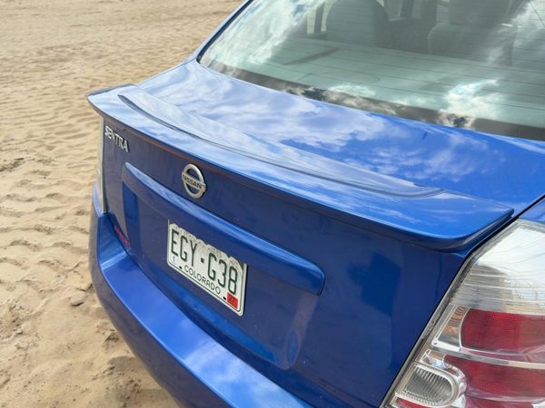 2007-2012 Nissan Sentra Rear Spoiler Back Wing Oem 2.0L Blue B17 96030Et80C — photo 1