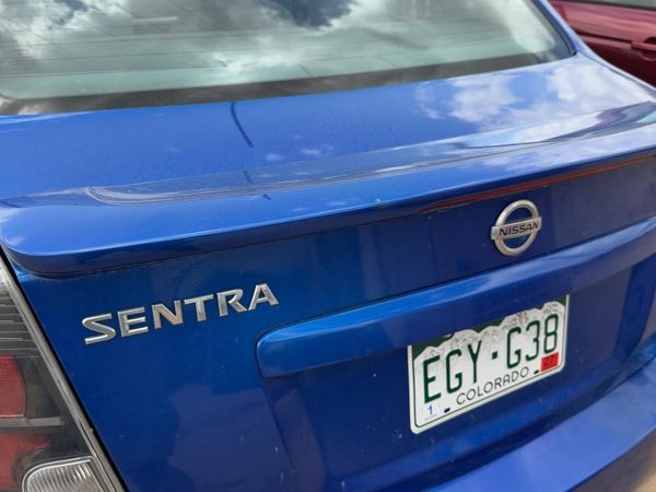 2007-2012 Nissan Sentra Rear Spoiler Back Wing Oem 2.0L Blue B17 96030Et80C — photo 5
