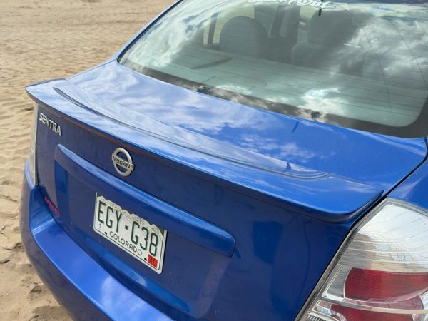 2007-2012 Nissan Sentra Rear Spoiler Back Wing Oem 2.0L Blue B17 96030Et80C — photo 3