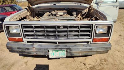 1984 Dodge D350 Grille Gray Chrome Only