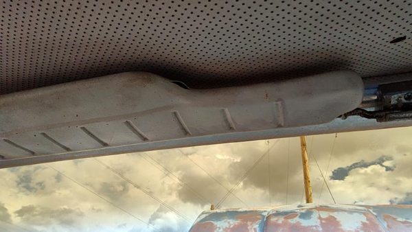 1964 LH Ford Thunderbird Coupe Driver Left Sun Visor OEM Blue — photo 2