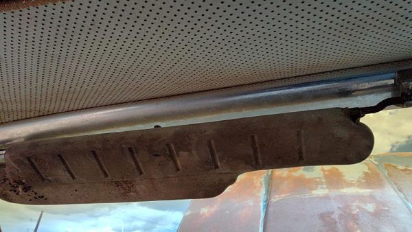 1964 LH Ford Thunderbird Coupe Driver Left Sun Visor OEM Blue — photo 7