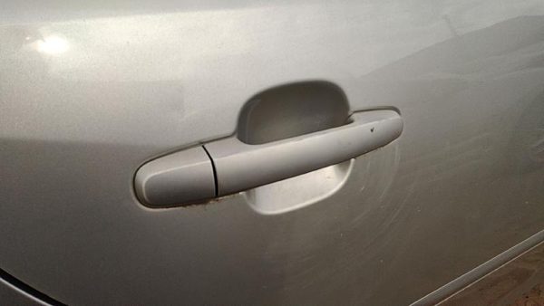 02-06 Camry Passenger Right Rear Outside Door Handle Back Lunar Mist Metallic — photo 2