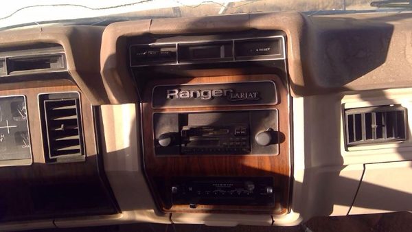 1981 Ford F150 Trim Bezel Around Radio Surround Dash Panel OEM Woodgrain Ranger — photo 4