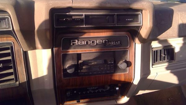 1981 Ford F150 Trim Bezel Around Radio Surround Dash Panel OEM Woodgrain Ranger — photo 5