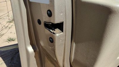2003-2007 Cadillac Cts Driver Left Front Door Latch With Rods/Cables Oem