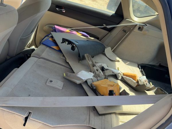 05 Prius Complete Set Of Rear Seat Belts Retractor Buckle Left Right Back Tan 08 — photo 2