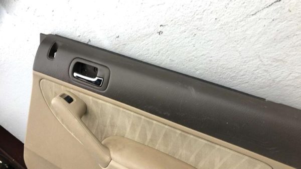 2003-2005 Honda Civic Passenger Right Rear Inside Door Trim Panel Oem Back Tan — photo 6